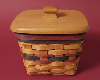 Longaberger Fathers Day Finders Keepers Basket with Lid