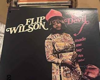 Flip Wilson Vinyl Record and Other 1970's LPs