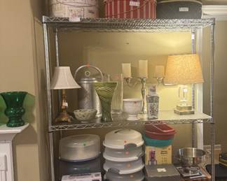 Hat Boxes, Lamps, Ice Maker, Cake and Pie Carriers, Etc.