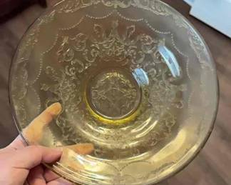 Amber Depression Glass