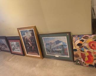 Vintage Prints and Framed Decor