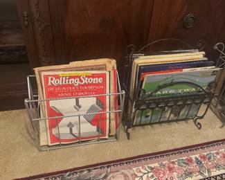 Vintage Rolling Stone Magazine and Vinyl LPs