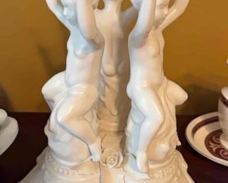 Cherub Vintage Porcelain Bowl Support