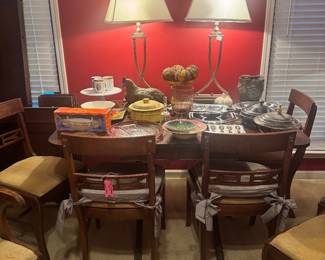 Duncan Phyfe Table and Chairs