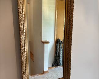Antique gold mirror