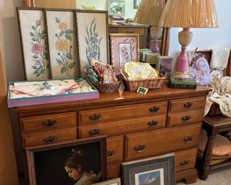Vintage dresser & decor