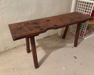 Meat grinder bench