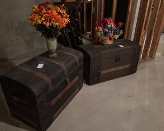 Antique trunks