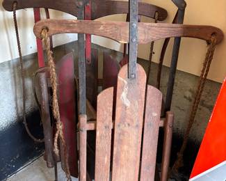 Antique sleds