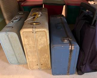 Antique suitcases