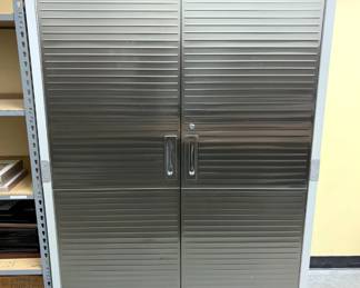 Metal Cabinet, Non-Locking, Approx 72”x48”x25” 