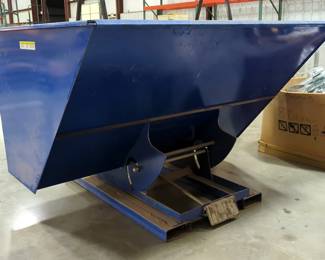 Vestil Self Dumping Hopper, Model D-300-HD, Capacity 6000lbs
