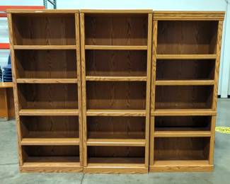 Book Shelves, Qty 3, All Measure Approx 72" x 29.5" x 12"