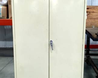 Tennsco Metal Storage Cabinet, 72" x 36" x 24", Wired For Electric
