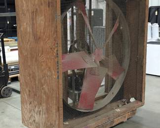  Custom Built Industrial Shop Fan, 60.5" x 54" x 24" 