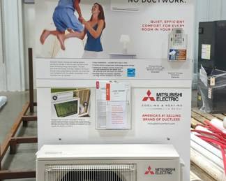 Mitsubishi Electric Split-System Heat Pump Display Stand