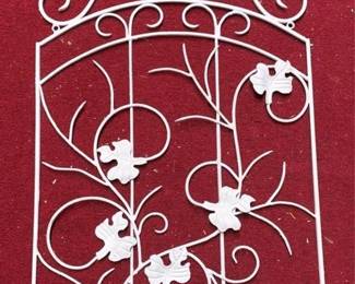 3027 - White Gardening Fence - 42 x 23