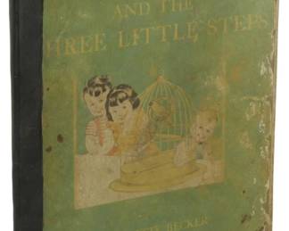 2516 - Vtg Edition Dickie Boy and the Three Steps (Description): Vintage edition of Dickie Boy and the Three  Steps. This classic children's book features  an illustrated cover and shows signs of age  consistent with its vintage status.