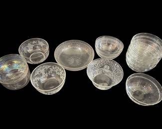 480 - Group Lot of Assorted Glass Bowls