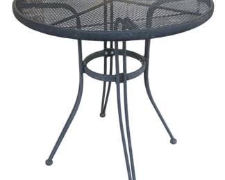 5519 - Metal Patio Table - 29 x 28 x 28