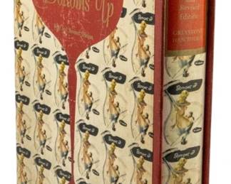 774 - 1960 First Ed. Ted Saucier's Bottoms Up (Description): 1960 first edition of Ted Saucier's Bottoms  Up, complete with its original sleeve. This  classic cocktail book remains a sought-after  title among collectors of vintage barware  literature.