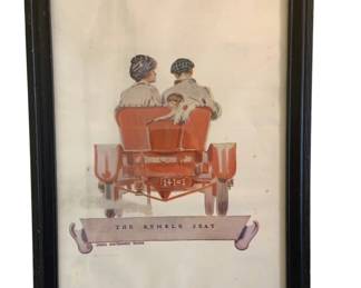1002 - Framed Print The Rumble Seat - 16 x 12