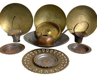 1581 - Lot of Assorted Brass Items