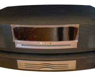1091 - Bose Wave Music System w/ Remotes (Description): Bose Model AWRCC1 Wave music system with  multi CD changer accessory. Used as is electric/electronic/mechanical  item. No guarantee all components, untested.