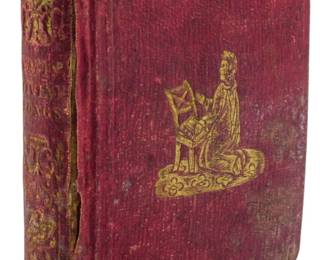 53 - Circa 1859 Ed. Songs Divine and Moral (Description): Miniature Book, 3x2.5