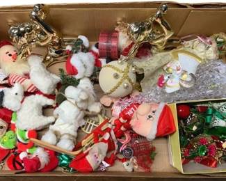 3198 - Lot of Assorted Vintage Christmas Ornaments