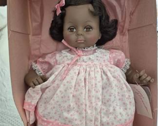 1394 - Madame Alexander Rosebud #3150 Doll 13" (Description): Rosebud 3150 doll measuring 13 inches. The  doll comes in its original box with pink  tissue paper.