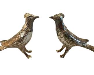 341 - S&P Buffet Birds Marked 4"x7" (Description): Pair of decorative buffet bird salt and  pepper shakers, marked. Each measures 4  inches by 7 inches.