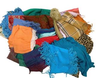 2129 - Lot of Assorted Scarves