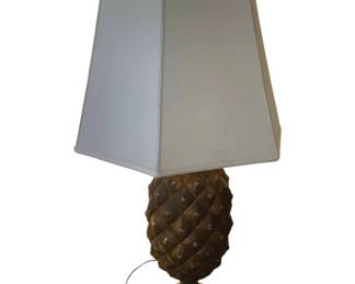 5021 - Pineapple Lamp - 38" Tall (Description): Used as is electric/electronic/mechanical  item. No guarantee all components, untested.