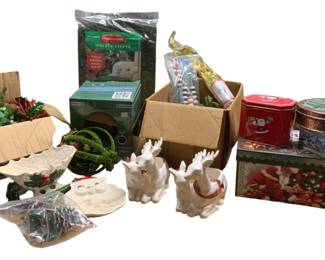 3201 - Lot of Assorted Christmas Decorations & More