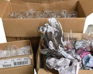 3139 - 3 Boxes of Wine Glasses