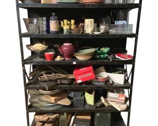 3174 - Metal Shelving Unit - Contents NOT Included (Description): shelf size 68 x 39 x 14