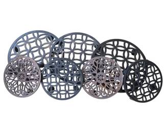 5044 - Lot of Rolling Planter Stands