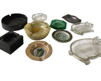 3099 - Lot of Assorted Ashtrays