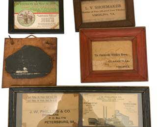 1640 - 5 Vintage Clarksville Area Frames - 5.5 x 15