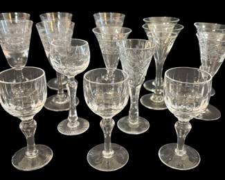 479 - Assorted Glass Cordials 5"