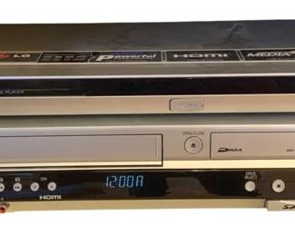 1090 - LG DVD/CD & Panasonic VHS/DVD Players (Description): Used as is electric/electronic/mechanical  item. No guarantee all components, untested.