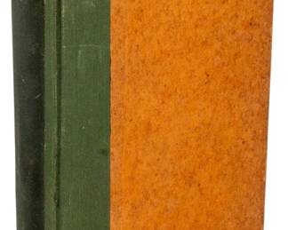 786 - Ca. 1890 Ed. The Old Curiosity Shop (Description): A circa 1890 edition of The Old Curiosity  Shop by Charles Dickens. The volume features  a half-bound binding with cloth spine and  corners and marbled paper-covered boards.