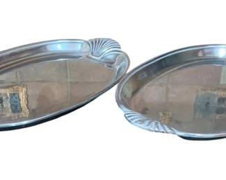 1082 - 2 Wilton Metal Trays - 21 x 13.5