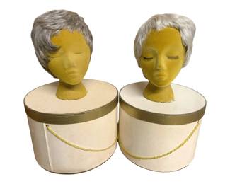 3169 - 2 Collier Ellis Wigs w/ Boxes