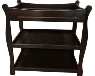 3914 - Sleigh Style Baby Changing Table (Description): 37 x 37 x 19