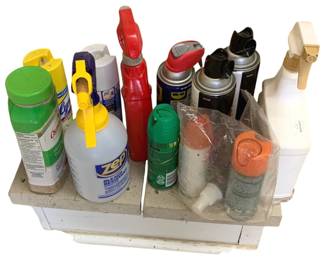 1534 - Lot of Assorted Cleaning Supplies & Bug Spray