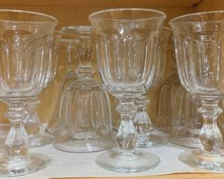 1107 - Group Colonial Water Goblets