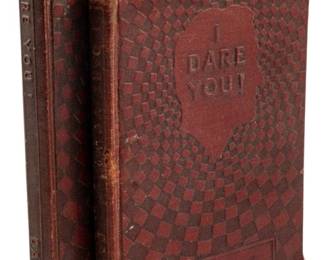 811 - 2 Early Ed. I Dare You Books (Description): Two early edition copies of I Dare You books.  The volumes show age-related wear consistent  with their vintage status.
