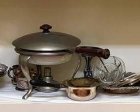 1051 - Shelf Lot of Silver Plated Items